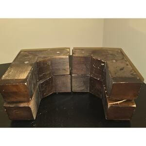 Wooden 8" x 6"  Replacement‎ Furniture Couch Chair Pedestal Sofa Legs Set Of 4